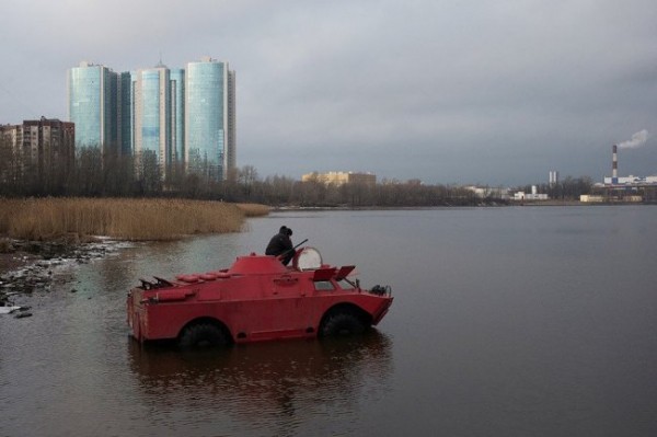 Необычное такси в Санкт-Петербурге (5 фото)