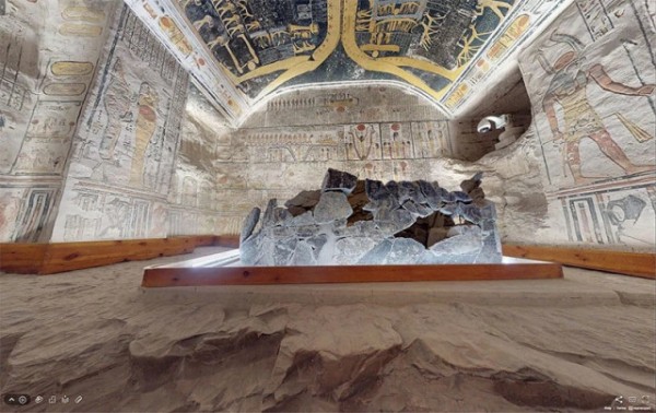Теперь можно совершить 3D-виртуальный тур по гробнице Рамсеса VI (9 фото)