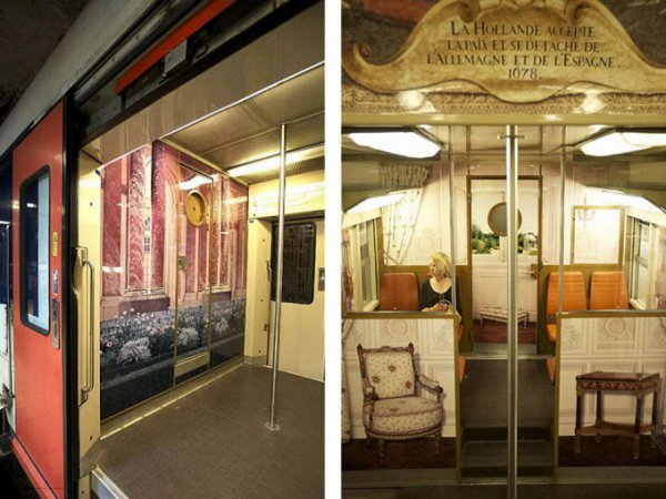 Парижский поезд в виде музея (13 фото)