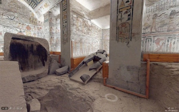 Теперь можно совершить 3D-виртуальный тур по гробнице Рамсеса VI (9 фото)