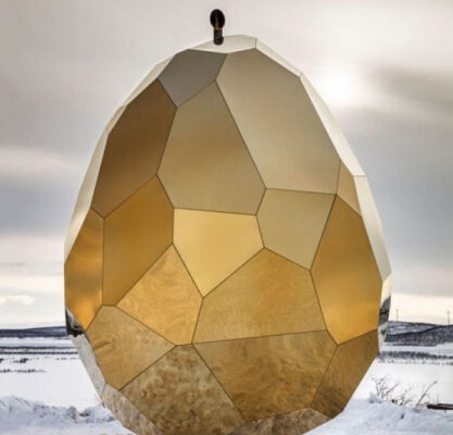 В Швеции построили сауну в виде яйца